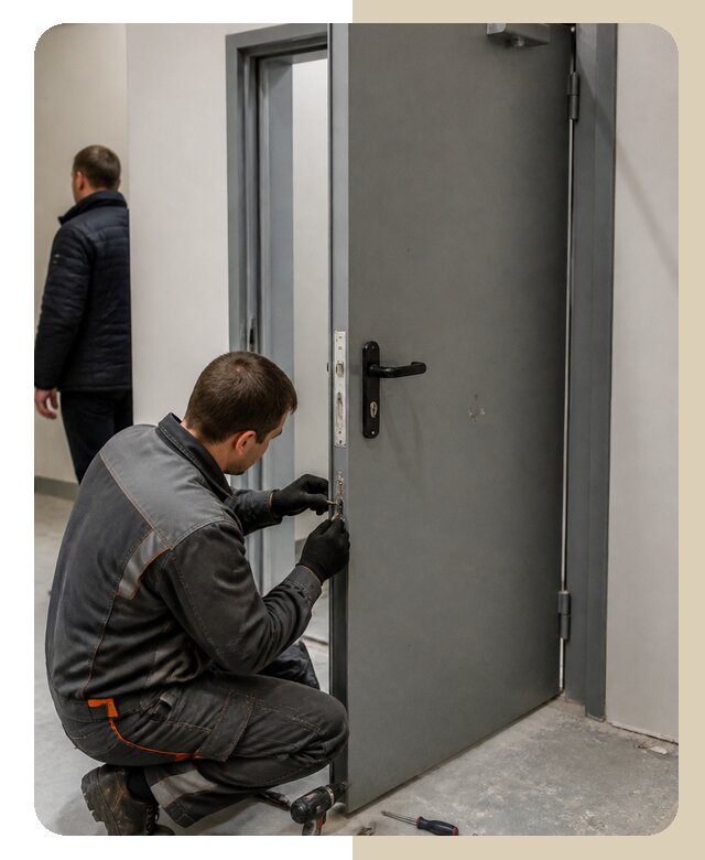 Ремонт противопожарной двери в Чапаевске по цене 6640 р. | ДвериЛегко-Чпв
